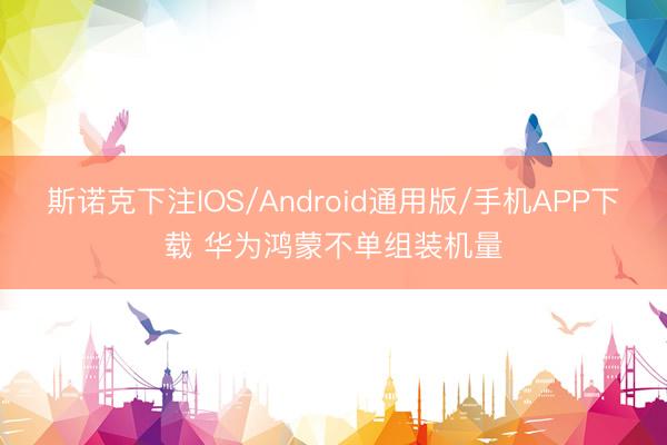 斯诺克下注IOS/Android通用版/手机APP下载 华为鸿蒙不单组装机量